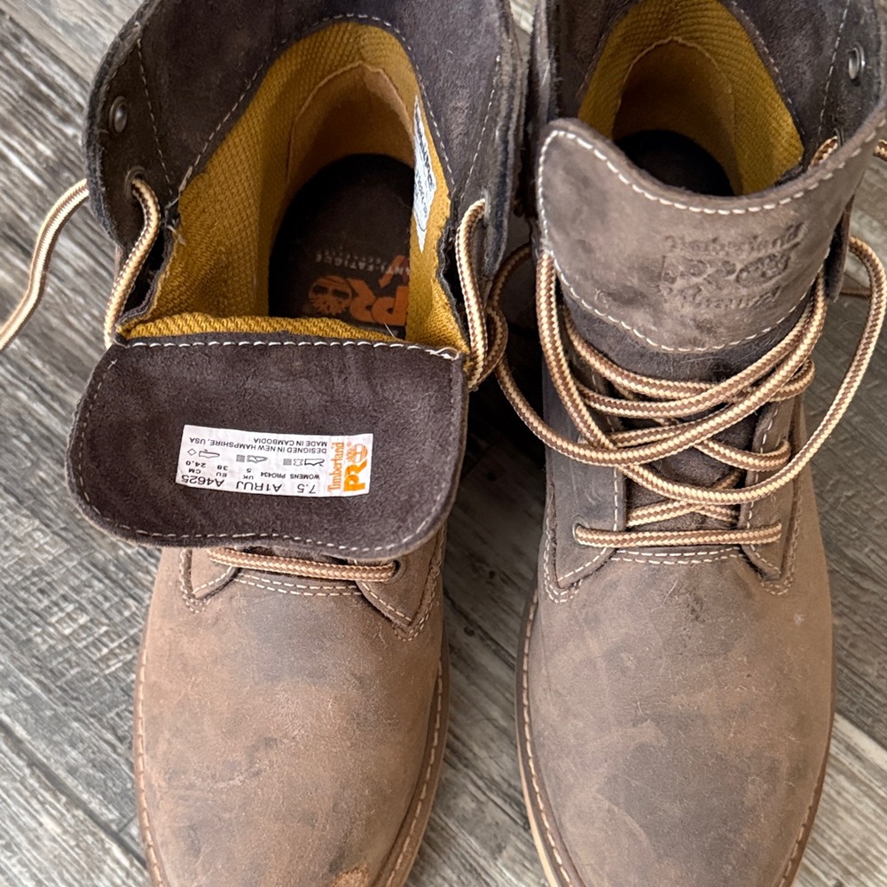 Timberland Women's Brown Lace Up Boots